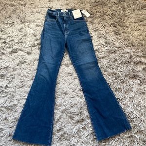Abercrombie and Fitch The Flare ultra high rise jeans!
